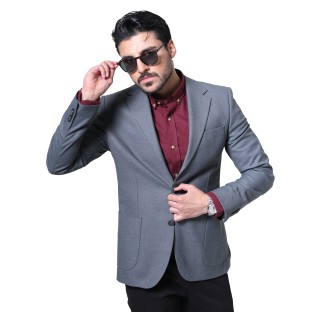 کت مردانه طوسی